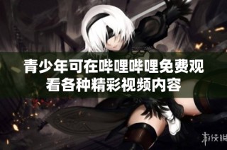 青少年可在哔哩哔哩免费观看各种精彩视频内容