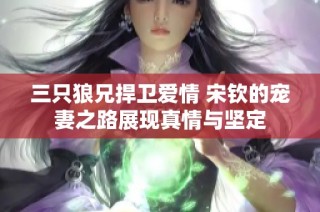 三只狼兄捍卫爱情 宋钦的宠妻之路展现真情与坚定