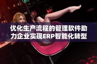 优化生产流程的管理软件助力企业实现ERP智能化转型