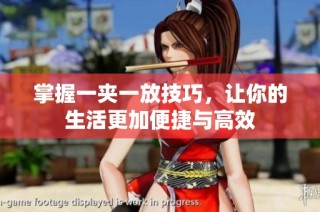 掌握一夹一放技巧，让你的生活更加便捷与高效