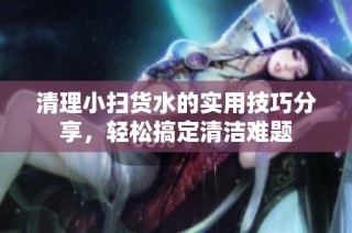清理小扫货水的实用技巧分享，轻松搞定清洁难题