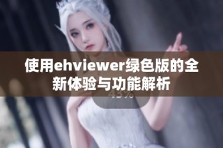 使用ehviewer绿色版的全新体验与功能解析