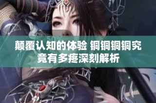 颠覆认知的体验 铜铜铜铜究竟有多疼深刻解析