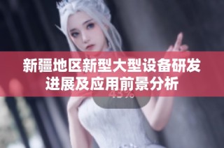 新疆地区新型大型设备研发进展及应用前景分析