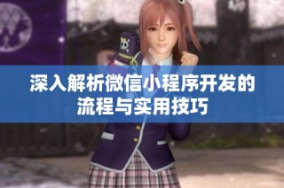 深入解析微信小程序开发的流程与实用技巧