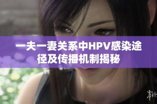 一夫一妻关系中HPV感染途径及传播机制揭秘