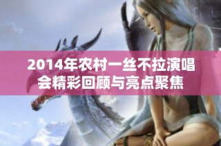 2014年农村一丝不拉演唱会精彩回顾与亮点聚焦