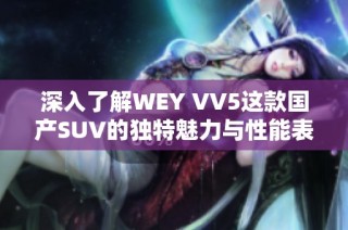 深入了解WEY VV5这款国产SUV的独特魅力与性能表现