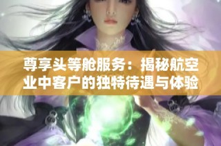 尊享头等舱服务：揭秘航空业中客户的独特待遇与体验