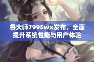 鲁大师7995wx发布，全面提升系统性能与用户体验