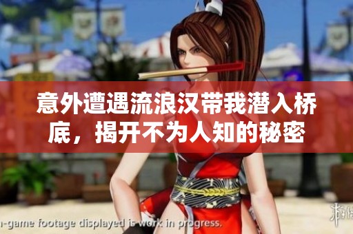 意外遭遇流浪汉带我潜入桥底，揭开不为人知的秘密