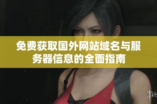 免费获取国外网站域名与服务器信息的全面指南