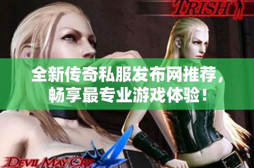 全新传奇私服发布网推荐，畅享最专业游戏体验！