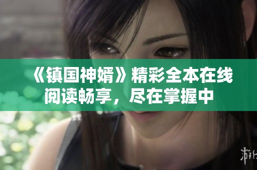 《镇国神婿》精彩全本在线阅读畅享，尽在掌握中