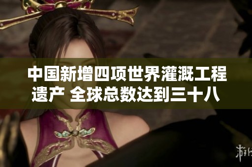 中国新增四项世界灌溉工程遗产 全球总数达到三十八项