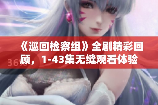 《巡回检察组》全剧精彩回顾，1-43集无缝观看体验！