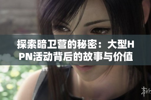 探索暗卫营的秘密：大型HPN活动背后的故事与价值