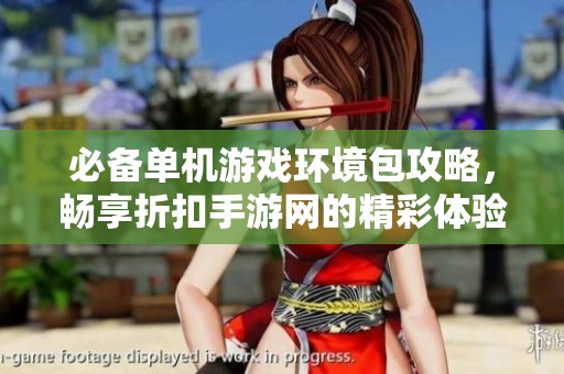 必备单机游戏环境包攻略，畅享折扣手游网的精彩体验