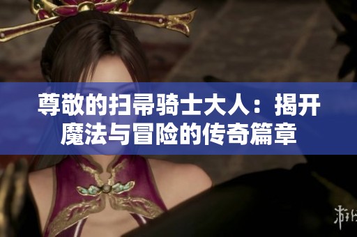 尊敬的扫帚骑士大人：揭开魔法与冒险的传奇篇章