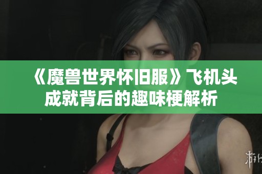 《魔兽世界怀旧服》飞机头成就背后的趣味梗解析