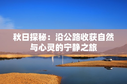 秋日探秘：沿公路收获自然与心灵的宁静之旅