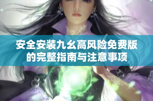 安全安装九幺高风险免费版的完整指南与注意事项
