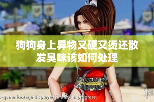 狗狗身上异物又硬又烫还散发臭味该如何处理