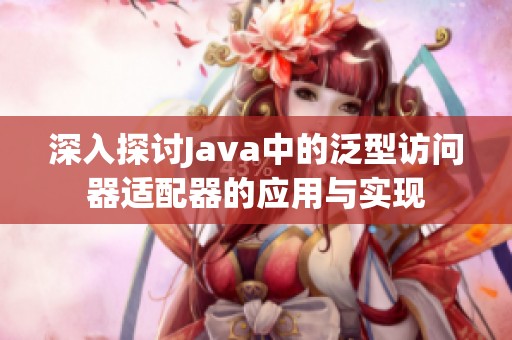 深入探讨Java中的泛型访问器适配器的应用与实现