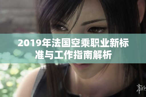 2019年法国空乘职业新标准与工作指南解析