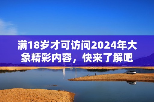 满18岁才可访问2024年大象精彩内容，快来了解吧