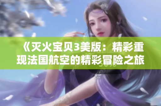 《灭火宝贝3美版：精彩重现法国航空的精彩冒险之旅》
