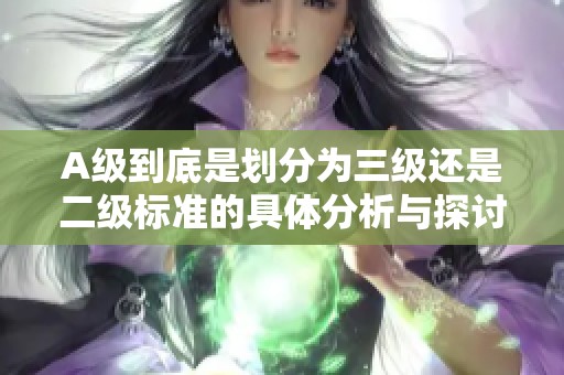 A级到底是划分为三级还是二级标准的具体分析与探讨