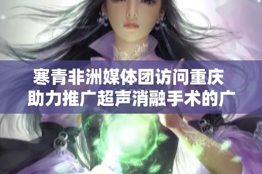 寒青非洲媒体团访问重庆 助力推广超声消融手术的广泛应用 寒青非洲媒体团访问重庆 助力推广超声消融手术的广泛应用