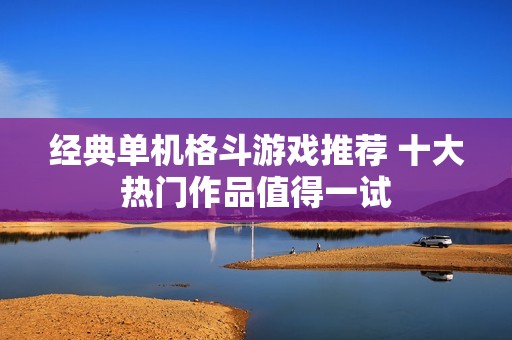 经典单机格斗游戏推荐 十大热门作品值得一试