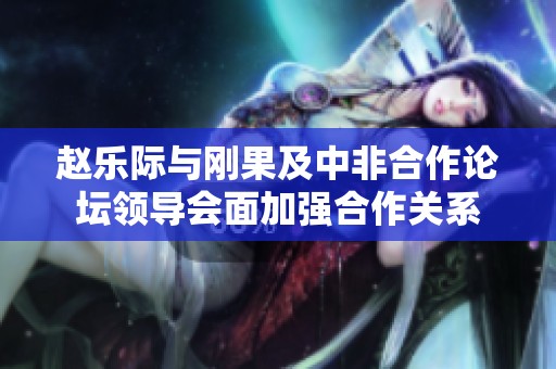 赵乐际与刚果及中非合作论坛领导会面加强合作关系
