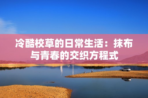 冷酷校草的日常生活：抹布与青春的交织方程式