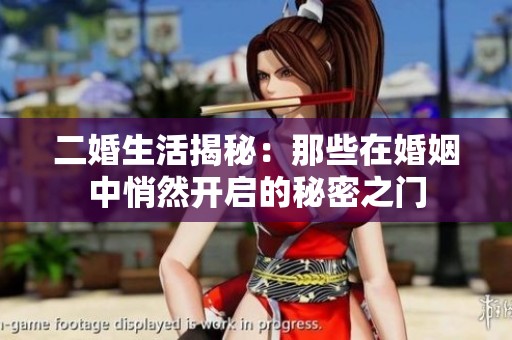 二婚生活揭秘：那些在婚姻中悄然开启的秘密之门