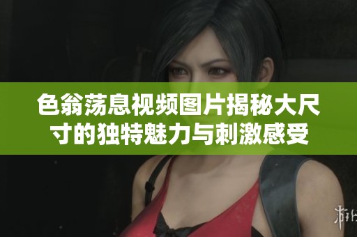 色翁荡息视频图片揭秘大尺寸的独特魅力与刺激感受