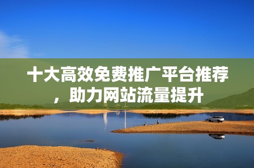 十大高效免费推广平台推荐，助力网站流量提升