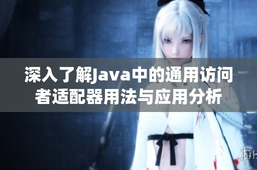 深入了解Java中的通用访问者适配器用法与应用分析