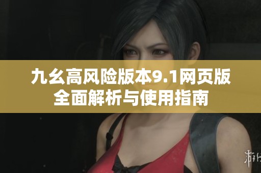 九幺高风险版本9.1网页版全面解析与使用指南