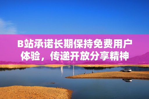 B站承诺长期保持免费用户体验，传递开放分享精神