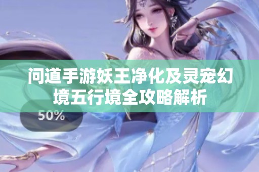 问道手游妖王净化及灵宠幻境五行境全攻略解析