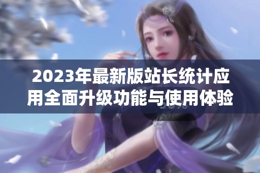 2023年最新版站长统计应用全面升级功能与使用体验解析