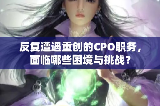 反复遭遇重创的CPO职务，面临哪些困境与挑战？