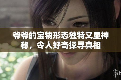 爷爷的宝物形态独特又显神秘，令人好奇探寻真相