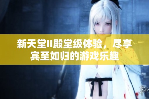 新天堂II殿堂级体验，尽享宾至如归的游戏乐趣