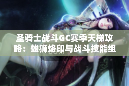 圣骑士战斗GC赛季天梯攻略：雄狮烙印与战斗技能组合分析