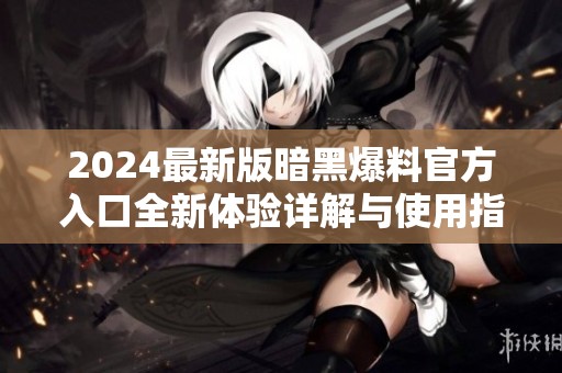 2024最新版暗黑爆料官方入口全新体验详解与使用指南