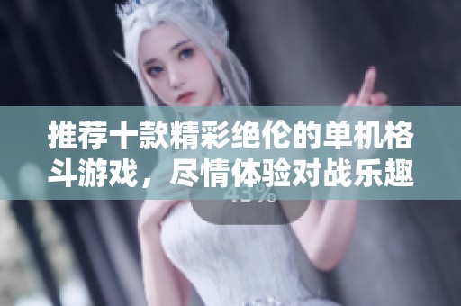 推荐十款精彩绝伦的单机格斗游戏，尽情体验对战乐趣